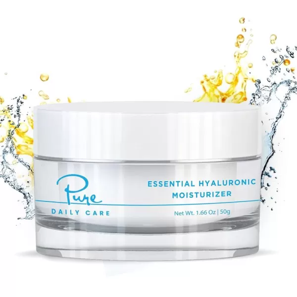 Pure Daily Care Essential Hyaluronic Moisturizer 166 Oz  Hydrating SiliconeFree Daily Clean Beauty Face Cream For All Skin Types17 Ounce Pack of 1