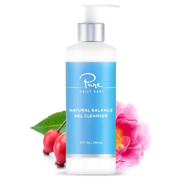 Pure Daily Care Natural Balance Gel Cleanser 8 Oz  Gentle Refreshing ClinicalGrade Clean Beauty Daily Cleanser8 Ounce Pack of 1
