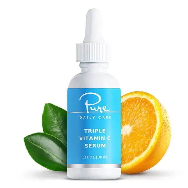 Triple Vitamin C Serum  AntiAging Antioxidant Brightening Clinical Grade Clean Skincare