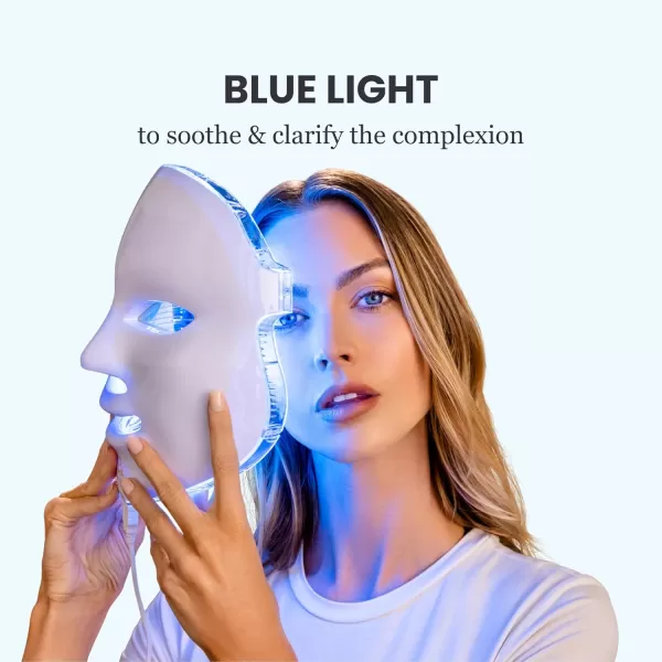 Pure Daily Care Luma Mask LED Skincare Device for the Face  7 Advanced Color Modes  5 Light Intensity Levels  All Skin Types