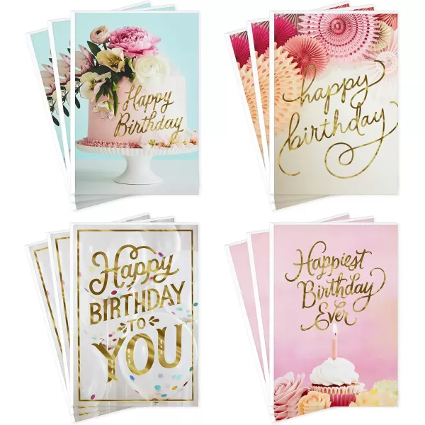 Hallmark Assorted Sympathy Cards Flowers 12 Cards and EnvelopesSympathy Cards  Birthday Cards  12 Cards