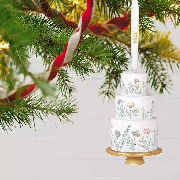 Hallmark Keepsake Christmas Ornament 2024 Tiers of Joy Wedding Cake Porcelain Gift for CoupleTiers of Joy for Couple