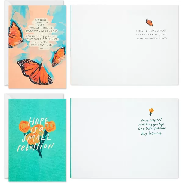 Hallmark Morgan Harper Nichols Pack of 3 Assorted Encouragement Cards Thinking of You Cards Friendship Cards Uplifting AffirmationsUplifting Affirmations  Pack of 5