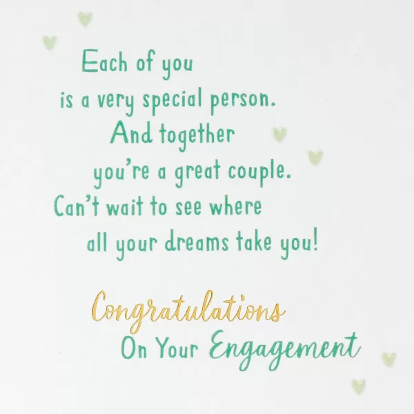 Hallmark Signature Congratulations Engagement Card Bridal Shower Card Wedding Card Congrats ConfettiBest Yes Ever