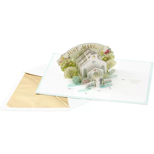 Hallmark Signature Paper Wonder Pop Up Wedding Card Happy Wedding Day