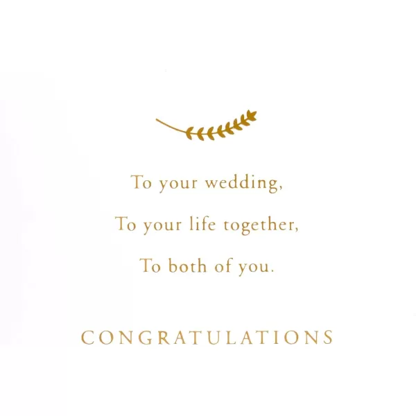 Hallmark Signature Wedding Card To Both of YouNavy Blue