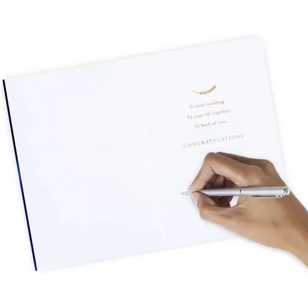 Hallmark Signature Wedding Card To Both of YouNavy Blue