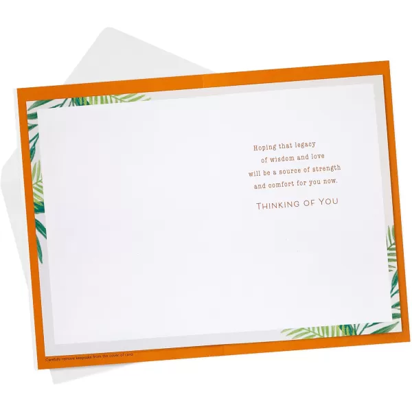 Hallmark Sympathy Card for Loss of Dad Wisdom and LoveWisdom and Love