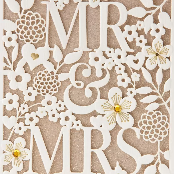 Hallmark Wedding Card Mr ampamp MrsWedding Card