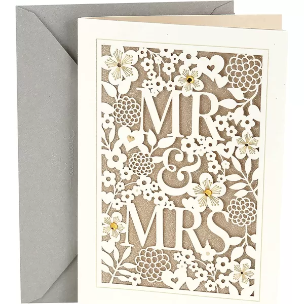 Hallmark Wedding Card Mr ampamp MrsWedding Card  GREETINGCARD 5RZB2178