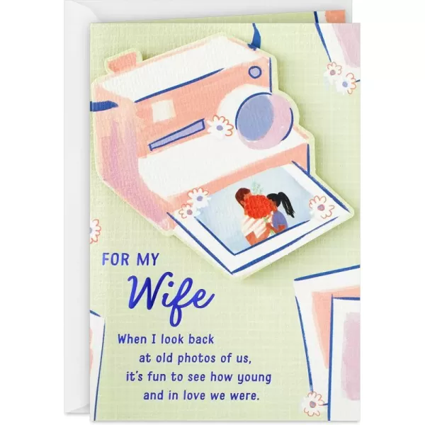 Hallmark Birthday Card or Anniversary Card for Wife In Love and LuckyIn Love and Lucky