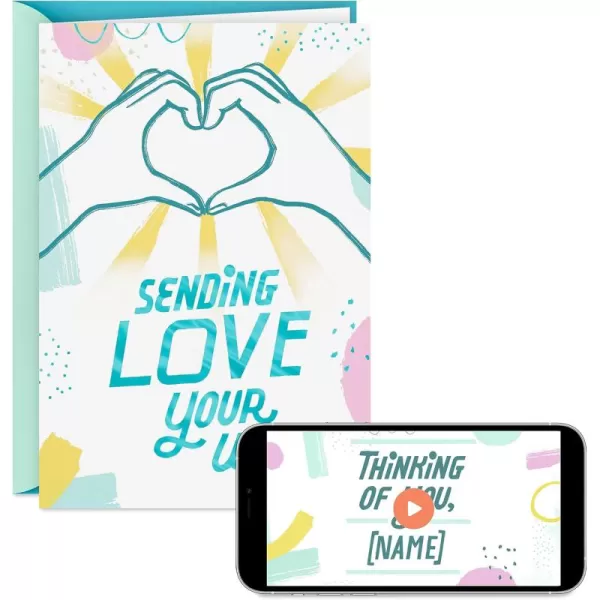 Hallmark Personalized Video Thinking of You Card Sweetest Day Card Grandparents Day CardSending Love Record Your Own Video GreetingSending Love  Record Your Own Video Greeting