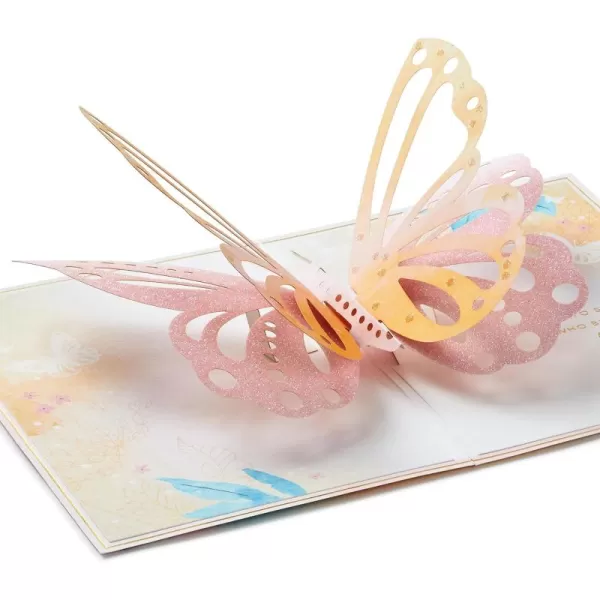 Hallmark Signature Pop Up Mothers Day Card or Birthday Card for Women Her Wife ButterflyPop Up  Butterfly