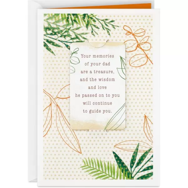 Hallmark Sympathy Card for Loss of Dad Wisdom and LoveWisdom and Love