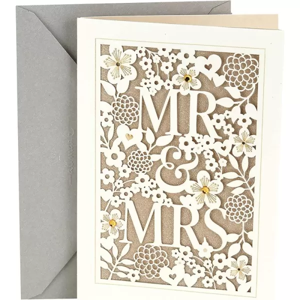 Hallmark Wedding Card Mr ampamp MrsWedding Card