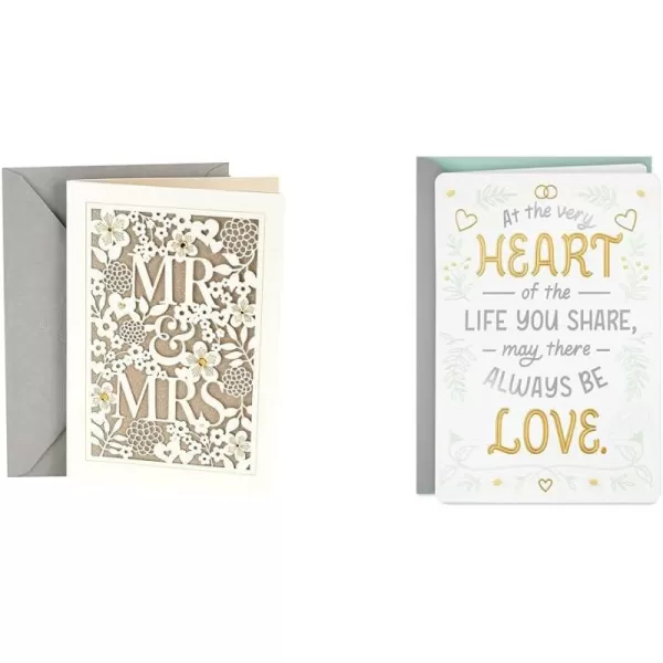 Hallmark Wedding Card Mr ampamp MrsWedding Card  GREETINGCARD 5RZB2178