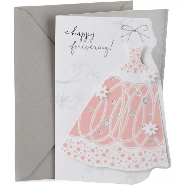 Hallmark Wedding Shower Card Dress