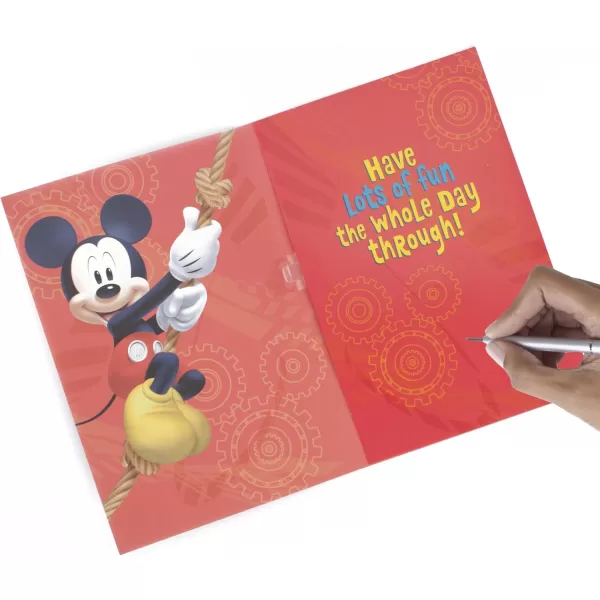 Hallmark Birthday Card for Kids with Sound Plays Mickey Mouse Clubhouse ThemeMickey Mouse Clubhouse