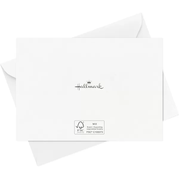 Hallmark Bulk Thank You Cards 100 Blank Notes with Envelopes for Weddings Graduation Small Business Gold and Gray