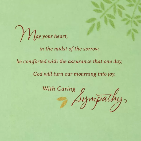 Hallmark DaySpring Religious Sympathy Card Gods Comfort and HopeBetter Place