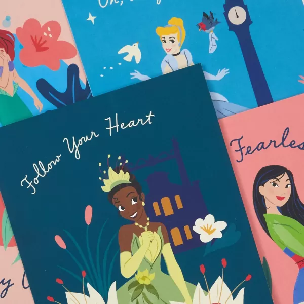 Hallmark Disney Princess Note Card Assortment 24 Blank Cards with Envelopes Cinderella Tiana Ariel Jasmine Mulan Aurora