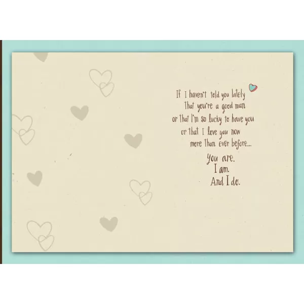 Hallmark Fathers Day Card or Love Card for Him Lucky Me to Have You Anniversary CardLucky Me to Have You