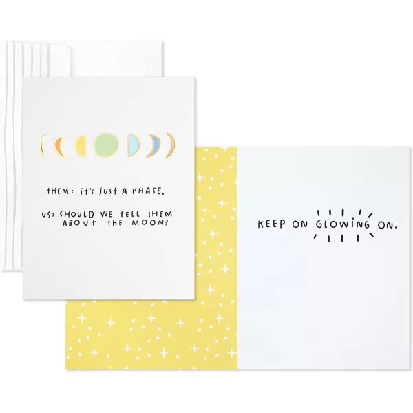 Hallmark Good Mail Pack of 2 Pride Cards Encouragement Cards Friendship Cards Keep GlowingKeep Glowing