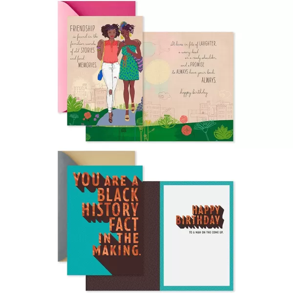 Hallmark Mahogany Encouragement Cards Assortment 4 Cards with Envelopes Black Love Black Joy6 Cards with Envelopes