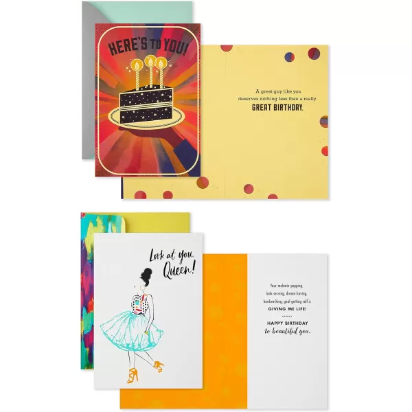 Hallmark Mahogany Encouragement Cards Assortment 4 Cards with Envelopes Black Love Black Joy6 Cards with Envelopes