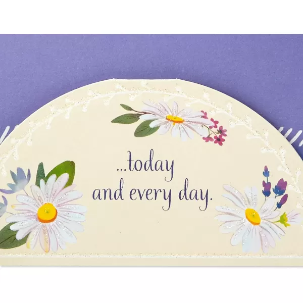 Hallmark Signature Blank Card RainbowPop Up  Displayable Daisy Bouquet