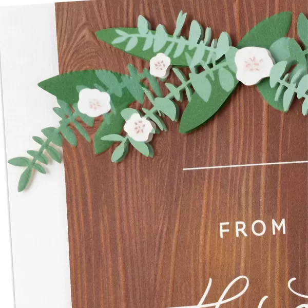 Hallmark Signature Wedding Card From This Day Forward Rustic FlowersFrom This Day Forward