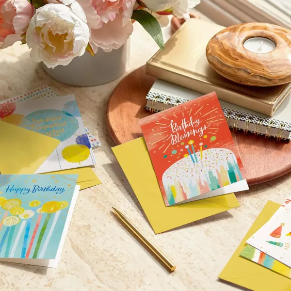 Hallmark Spiritual Birthday Card Assortment 36 Cards with Envelopes 6 Designs Blessed BirthdayBlessed Birthday