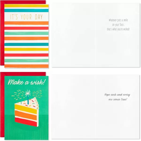 Hallmark Spiritual Birthday Card Assortment 36 Cards with Envelopes 6 Designs Blessed BirthdayMake a Wish