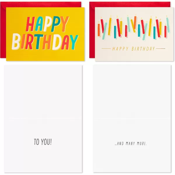 Hallmark Spiritual Birthday Card Assortment 36 Cards with Envelopes 6 Designs Blessed BirthdayMake a Wish