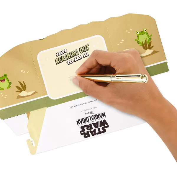 Hallmark Star Wars Pop Up Birthday Card Baby Yoda May the 4th Paper Wonder 3D Card