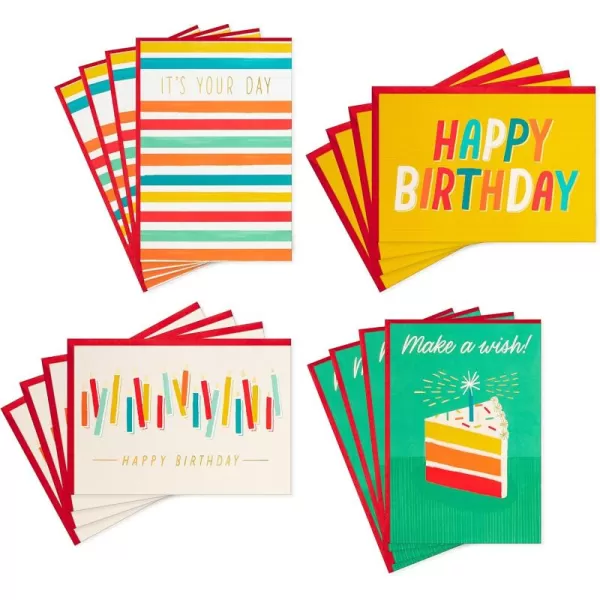 Hallmark Spiritual Birthday Card Assortment 36 Cards with Envelopes 6 Designs Blessed BirthdayMake a Wish