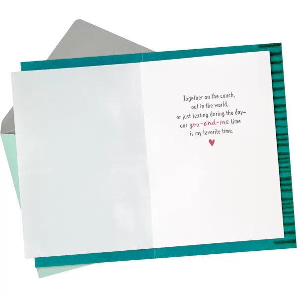 Hallmark Anniversary Card Love Card Romantic Birthday Card You ampamp MeFavorite Person