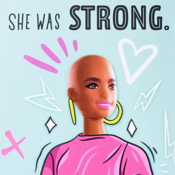 Hallmark Barbie Birthday Card for Girls Strong Limitless Fabulous