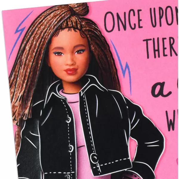 Hallmark Barbie Birthday Card for Girls Strong Limitless Fabulous