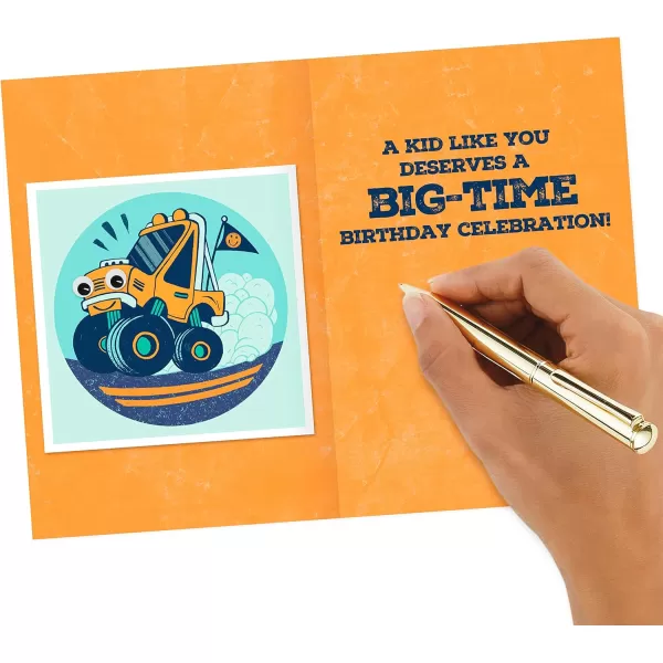 Hallmark Birthday Card for Kids Monster Truck Sticker