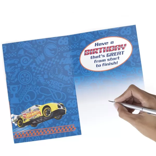 Hallmark Birthday Greeting Card Hot Wheels