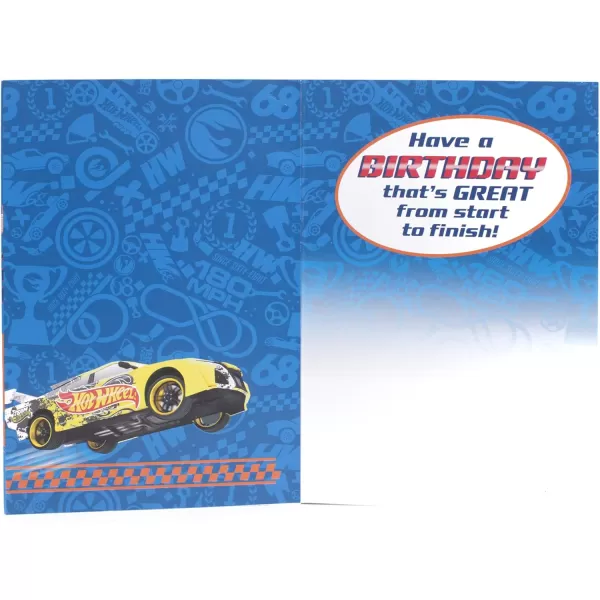 Hallmark Birthday Greeting Card Hot Wheels