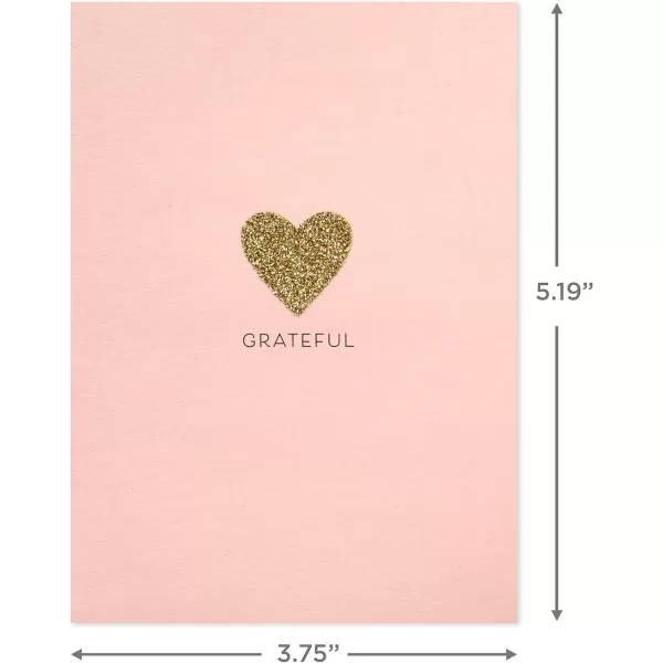 Hallmark Blank Cards Grateful Heart 20 Cards with Envelopes