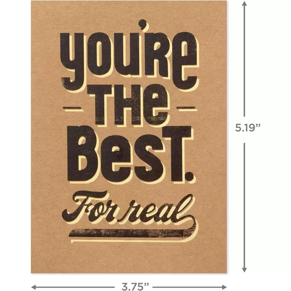 Hallmark Blank Cards Youre the Best 20 Cards with Envelopes