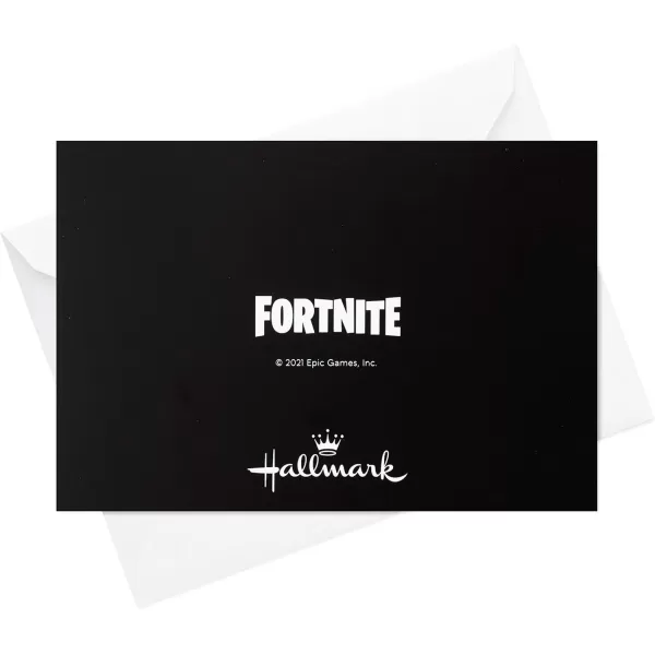 Hallmark Fortnite Cards for Kids Peely Battle Bus Pink Panda Durr Burger 12 Blank Cards with EnvelopesFortnite Notecards