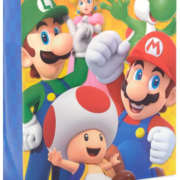 Hallmark Nintendo Super Mario Brothers Gift Bags 1 Large 1 Extra Large Luigi Princess Yoshi Toad