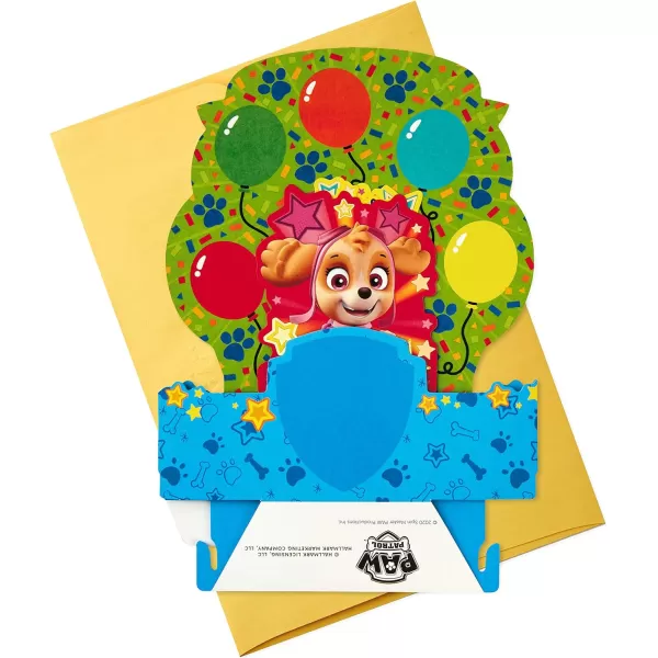 Hallmark Paper Wonder Pop Up Birthday Card for Kids Paw Patrol