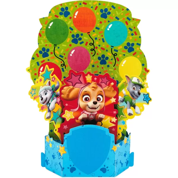 Hallmark Paper Wonder Pop Up Birthday Card for Kids Paw Patrol