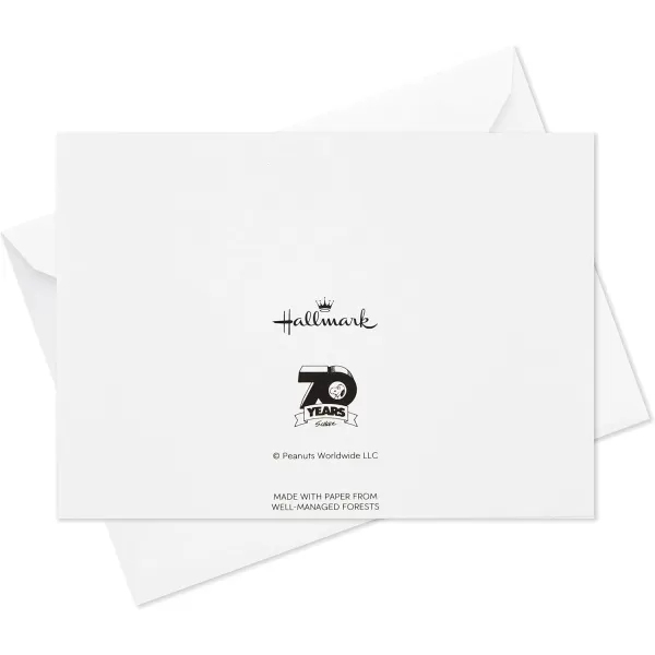 Hallmark Peanuts Blank Cards Assortment 70th Anniversary 40 Note Cards with EnvelopesGreeting Card