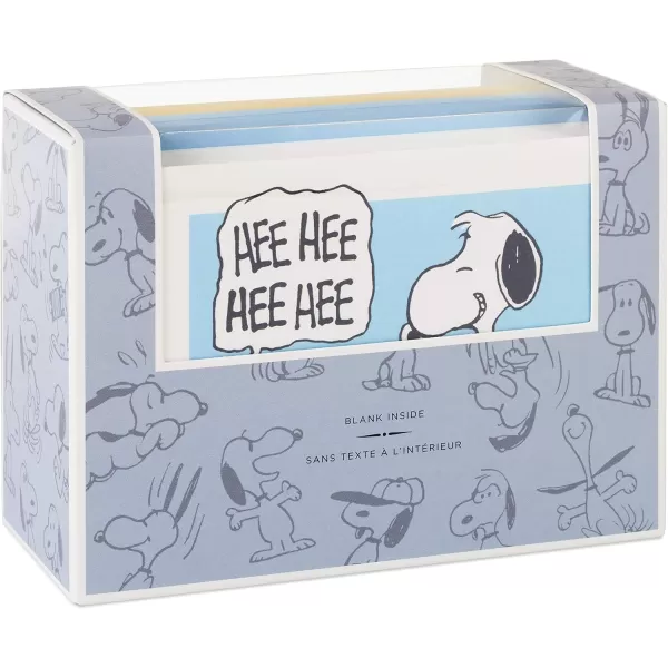 Hallmark Peanuts Blank Cards Assortment 70th Anniversary 40 Note Cards with EnvelopesGreeting Card